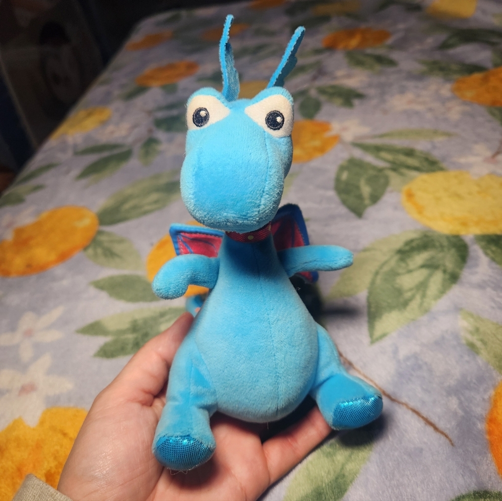 Stuffy Doc McStuffins Blue Plush Dragon Toy - Picture 3 of 10